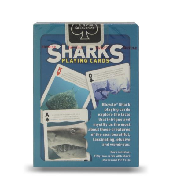 Baralho Bicycle  Sharks Verso